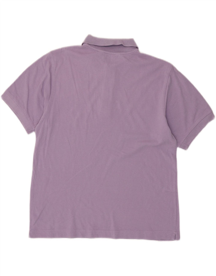 KAPPA Mens Polo Shirt Small Purple Cotton