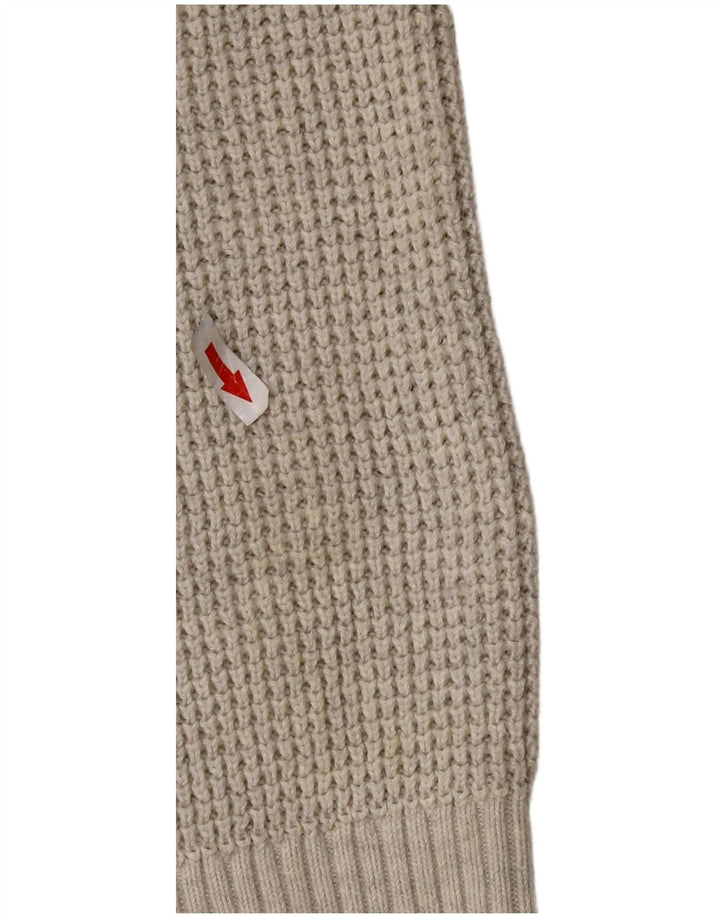 TOMMY HILFIGER Męski sweter rozpinany, mały, szary, bawełniany