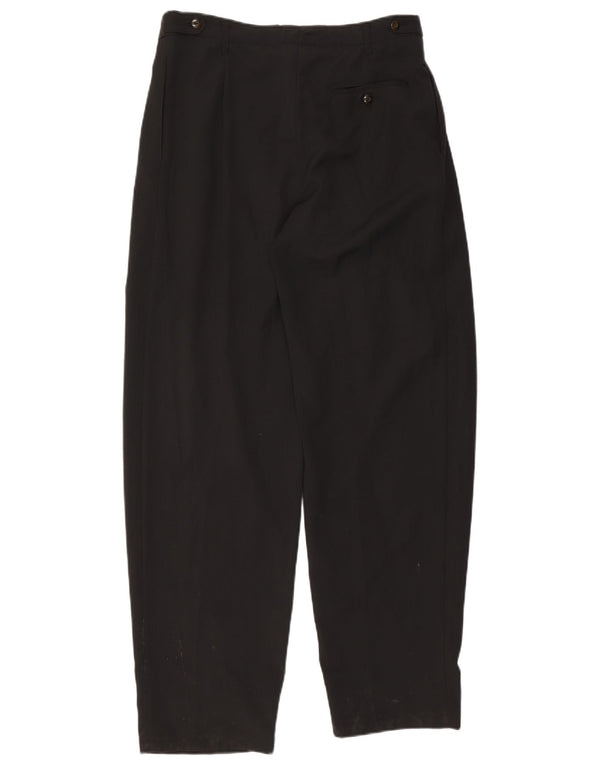 Męskie spodnie casualowe w stylu vintage IT 50 Large W34 L33 Czarny poliester