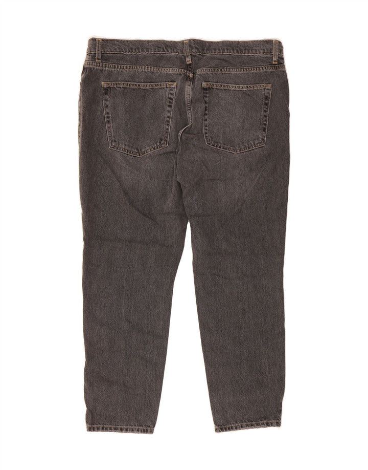 TOPSHOP Womens Maternity Tapered Jeans W32 L30 Grey Viscose Vintage Topshop and Second-Hand Topshop from Messina Hembry 