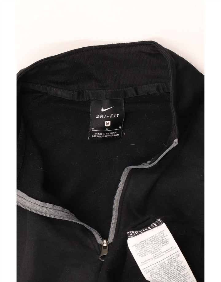 Męska bluza Nike Dri Fit z grafiką, kolor średnio czarny