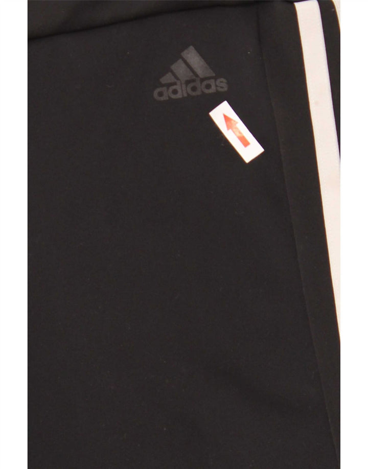 Damskie legginsy Adidas Crop UK 12/14 Średni czarny poliester