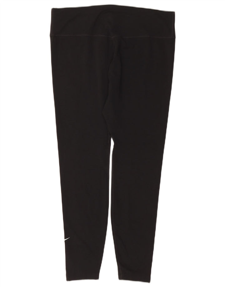 Damskie legginsy NIKE Dri Fit UK 18 XL, czarny poliester