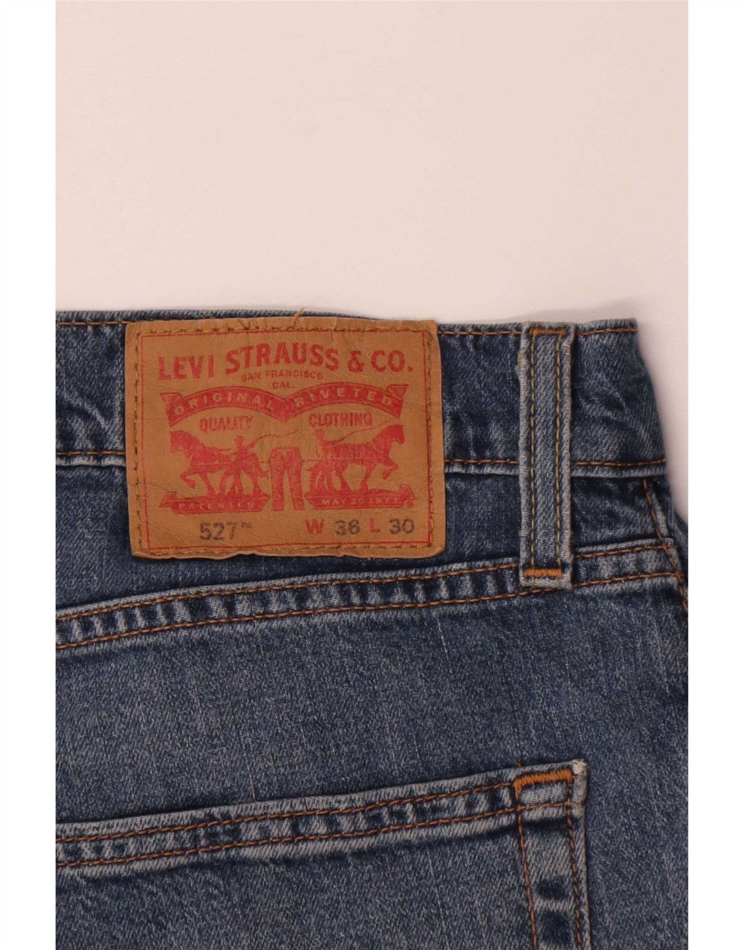 Męskie jeansy Levi's 527 Bootcut W36 L30 Niebieskie