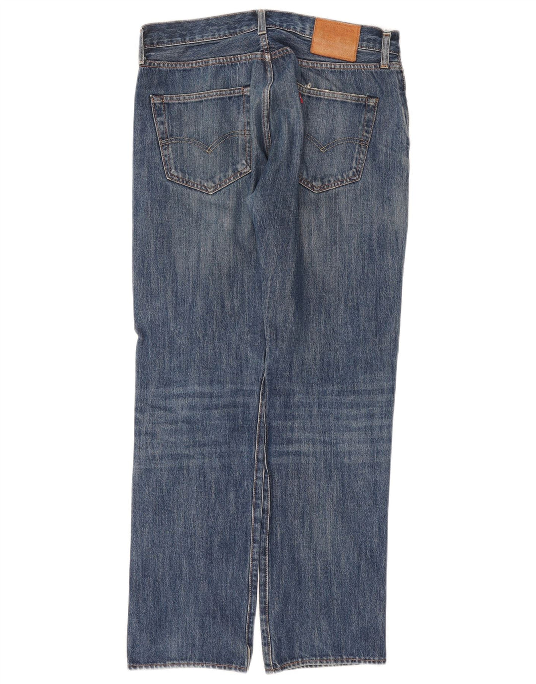 Męskie jeansy Levi's 501 Straight W32 L32 Niebieskie bawełniane