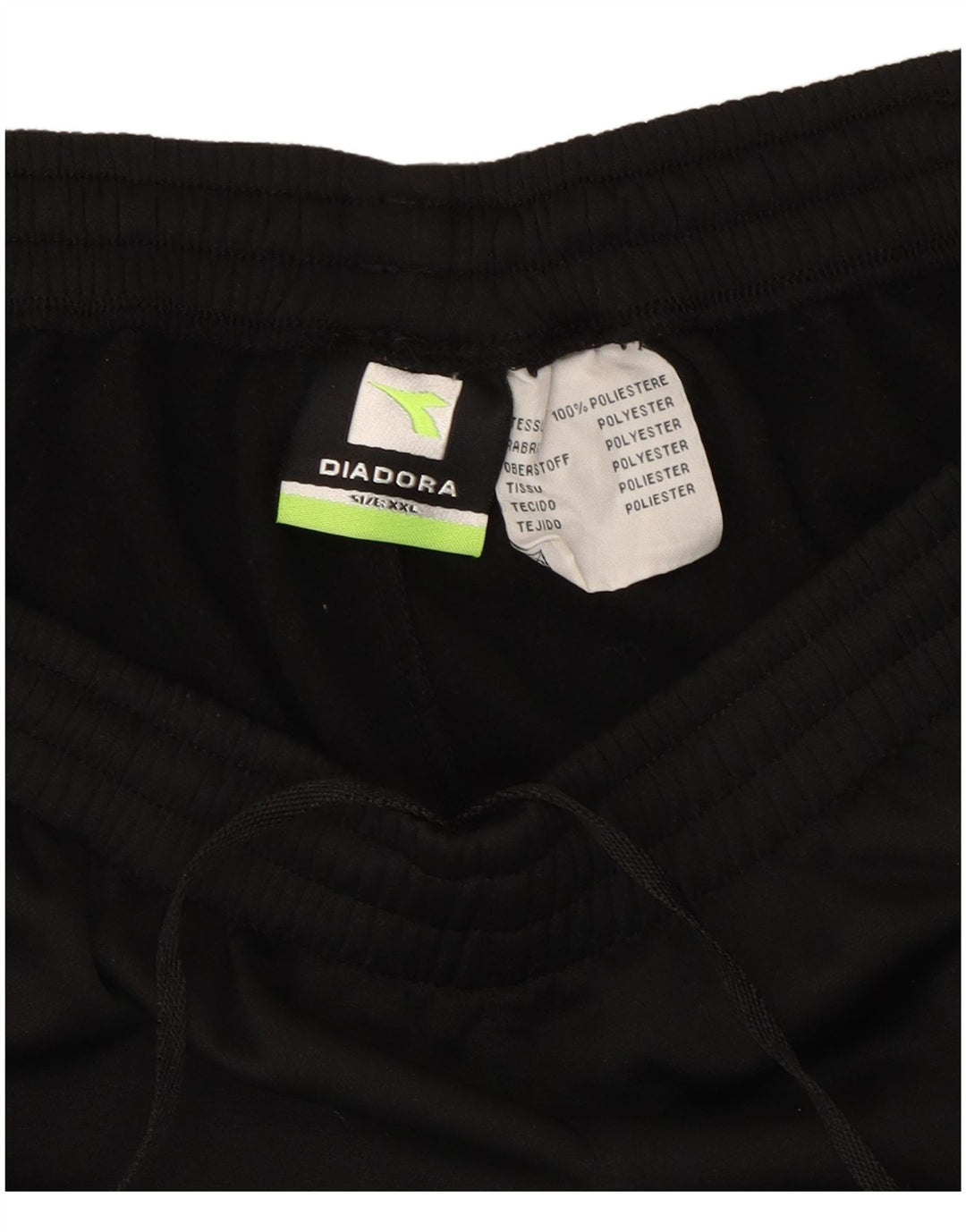 Męskie spodenki sportowe Diadora 2XL Czarny poliester