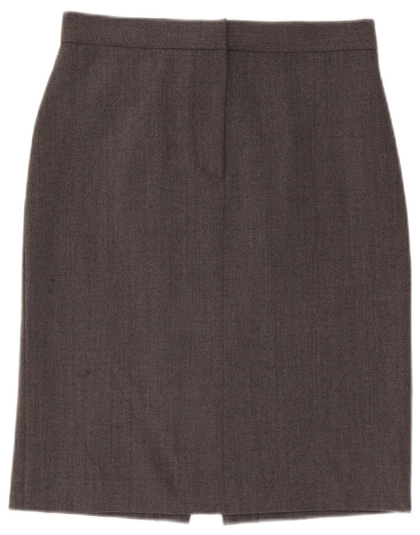 Damska spódnica ołówkowa Emporio Armani IT 42 Medium W28 Szary poliester