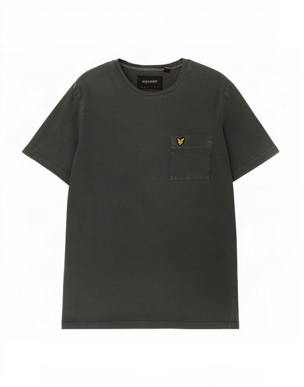 T-shirt męski Lyle & Scott, mały, szary, bawełniany