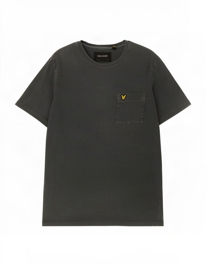 T-shirt męski Lyle & Scott, mały, szary, bawełniany