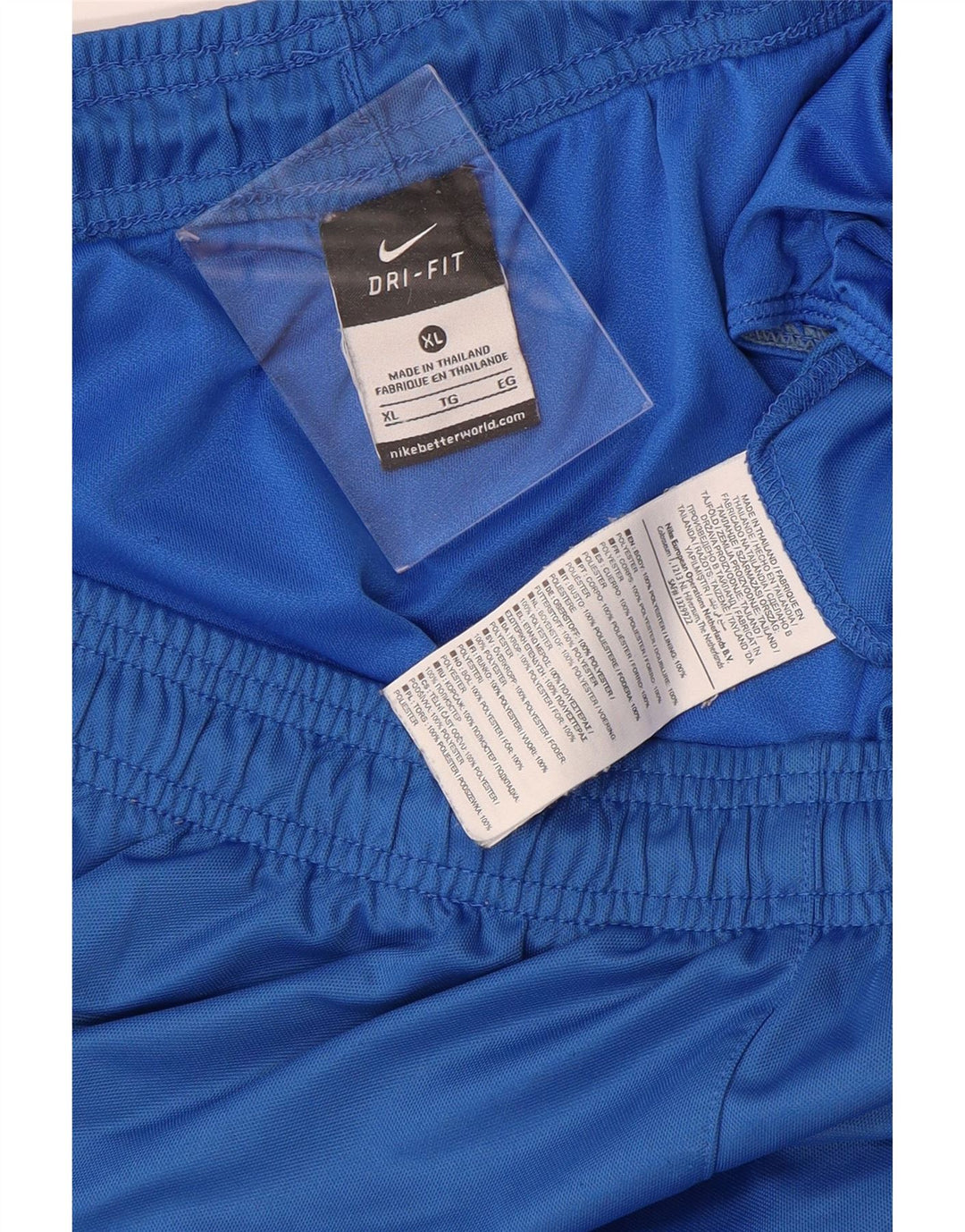 Męskie spodenki sportowe NIKE Dri Fit XL, niebieskie, poliestrowe