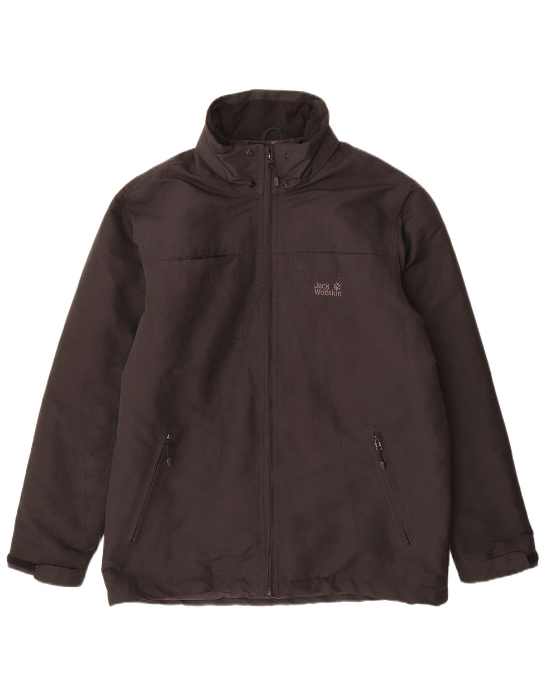 Męska ocieplana kurtka Jack Wolfskin UK 40/42, duża, czarna, poliester