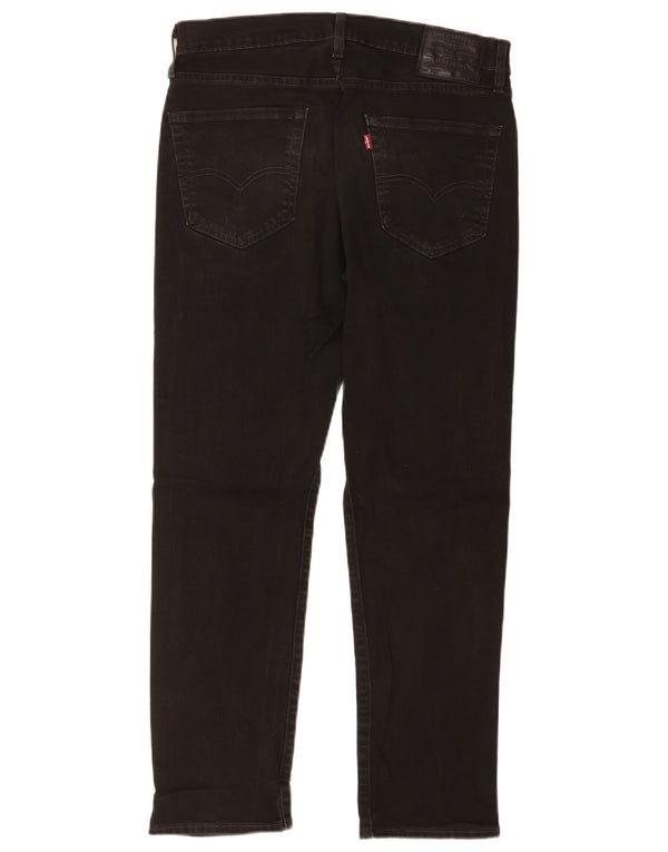 Męskie jeansy Levi's 502 Tapered W33 L30 Czarna bawełna