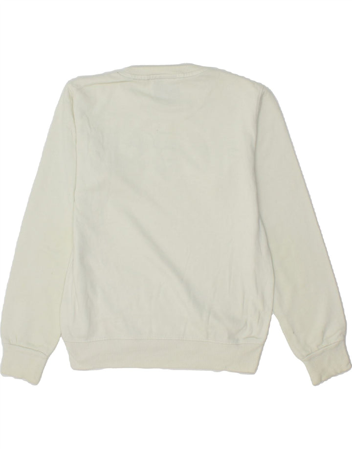 PYREX Boys Graphic Sweatshirt Jumper 12-13 Years Large Off White Cotton Vintage Pyrex and Second-Hand Pyrex from Messina Hembry 