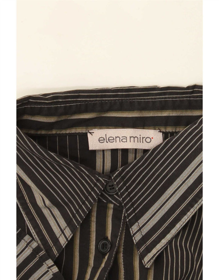 Damska koszula oversize ELENA MIRO UK 18 XL w czarne paski