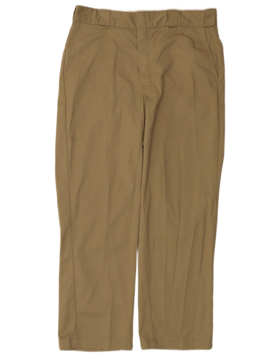 Męskie proste spodnie chino Dickies W36 L30 beżowy poliester