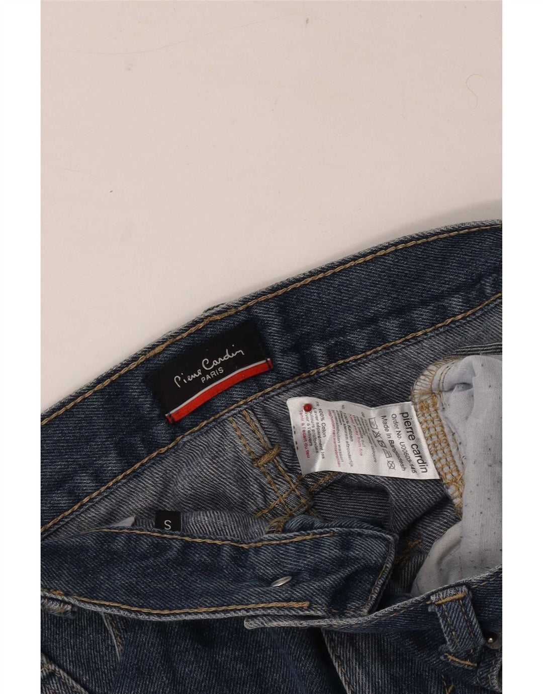 Męskie spodenki jeansowe Pierre Cardin Small W29, niebieskie, bawełniane