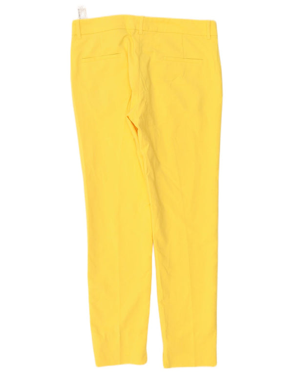 Spodnie damskie Zara Slim Chino EU 38 Small W28 L28 Żółta bawełna
