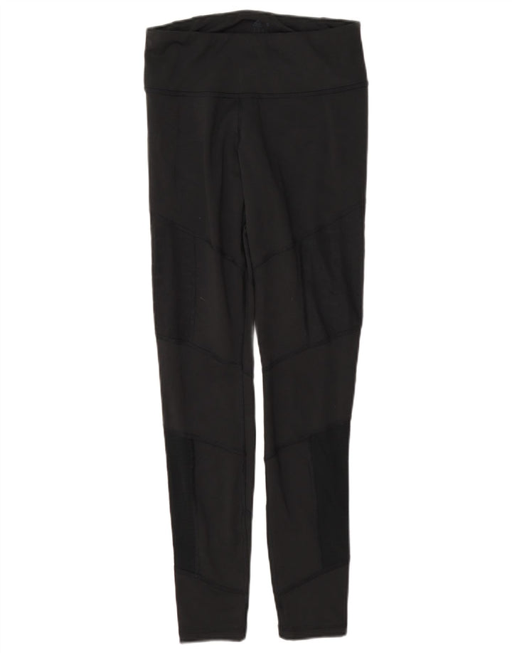 Legginsy damskie Reebok UK 8/10, małe, czarne, poliestrowe