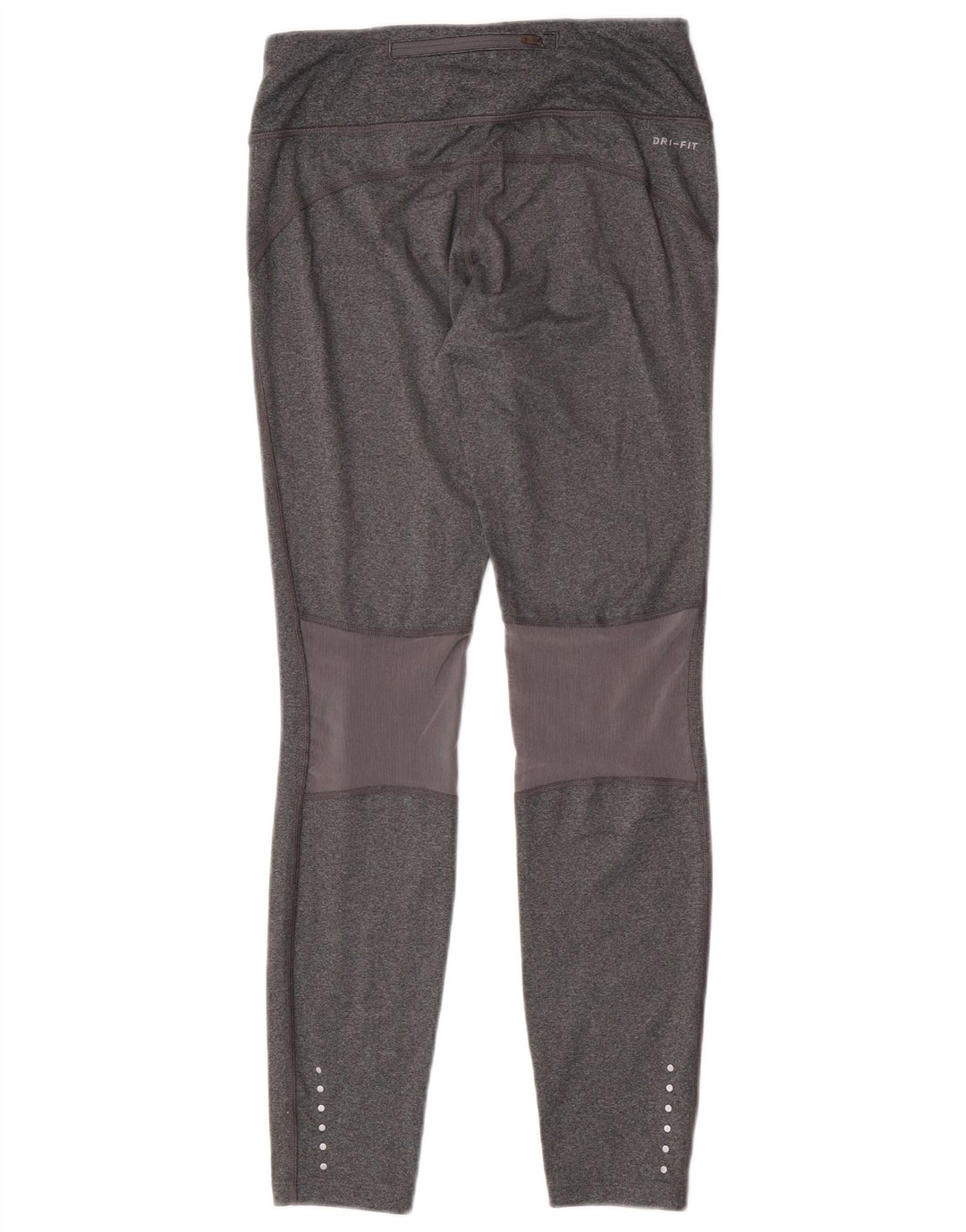 Damskie legginsy Nike Dri Fit UK 10, małe, szare, poliestrowe