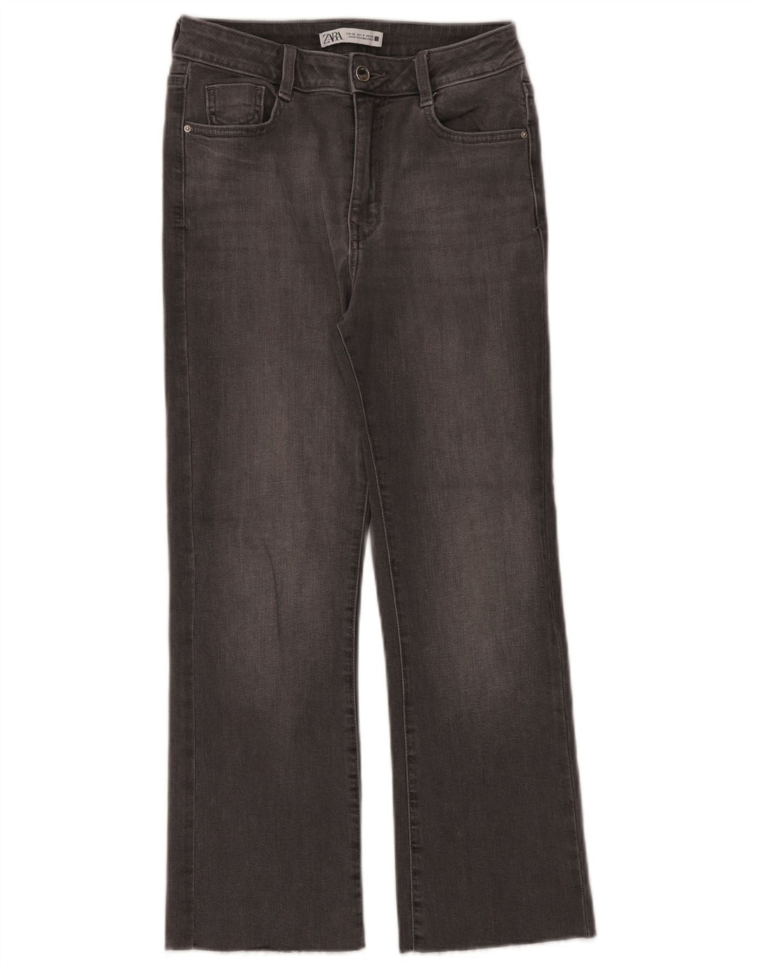 Damskie jeansy Bootcut Zara EU 36 XS W26 L26 Szare