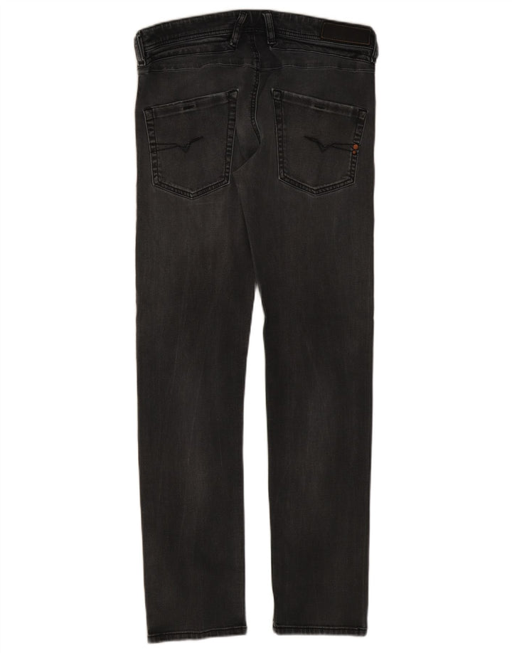 Diesel Damskie Spodnie Belther Regular Slim Jeans W30 L30 Szara bawełna