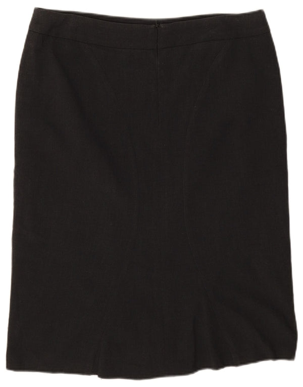 Marks & Spencer Damska prosta spódnica UK 12 Medium W32 Szary poliester