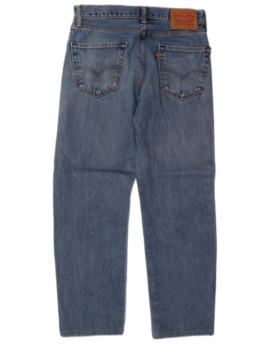 Męskie jeansy Levi's 751 Straight W30 L32 Niebieskie bawełniane