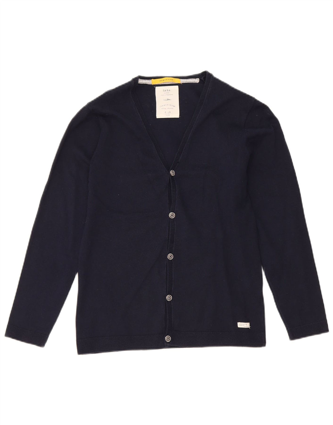 Sweter chłopięcy Zara Cardigan 9-10 lat granatowy