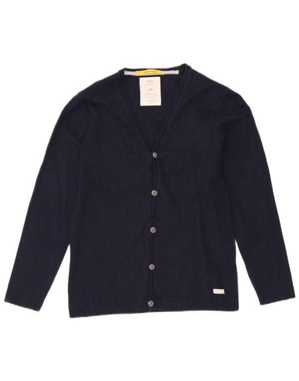 Sweter chłopięcy Zara Cardigan 9-10 lat granatowy