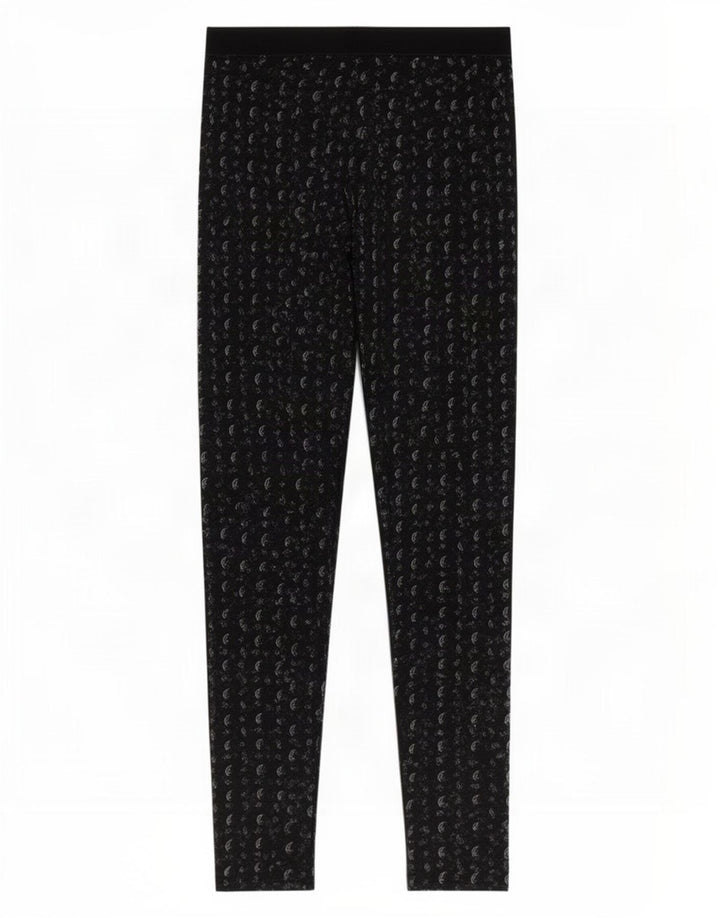 Damskie legginsy Jack Wills z abstrakcyjnym wzorem UK 8, małe, czarne