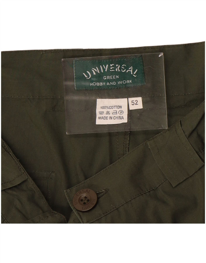 Damskie spodenki cargo VINTAGE IT 52 XL W36, bawełna khaki