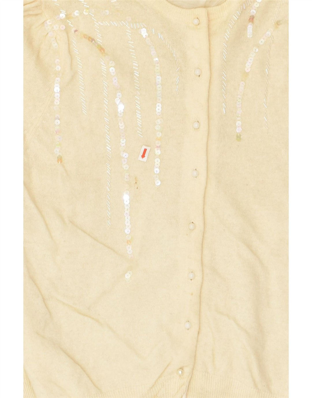 VINTAGE Womens Cardigan Sweater IT 42 Medium Off White | Vintage Vintage | Thrift | Second-Hand Vintage | Used Clothing | Messina Hembry 