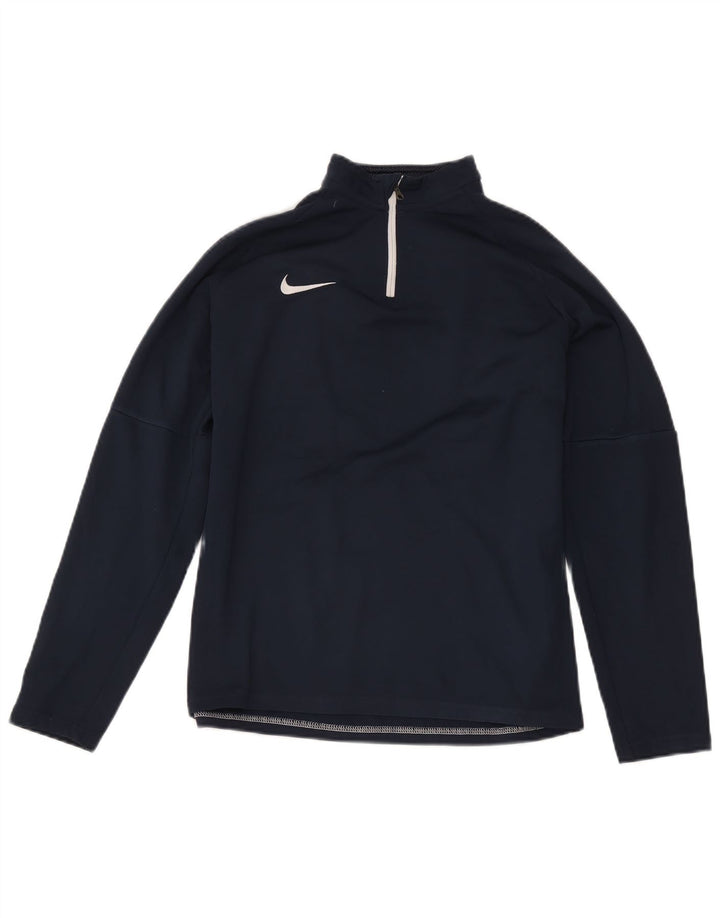 Chłopięcy dres Nike Dri Fit z pulowerem, 13-14 lat XL, granatowy