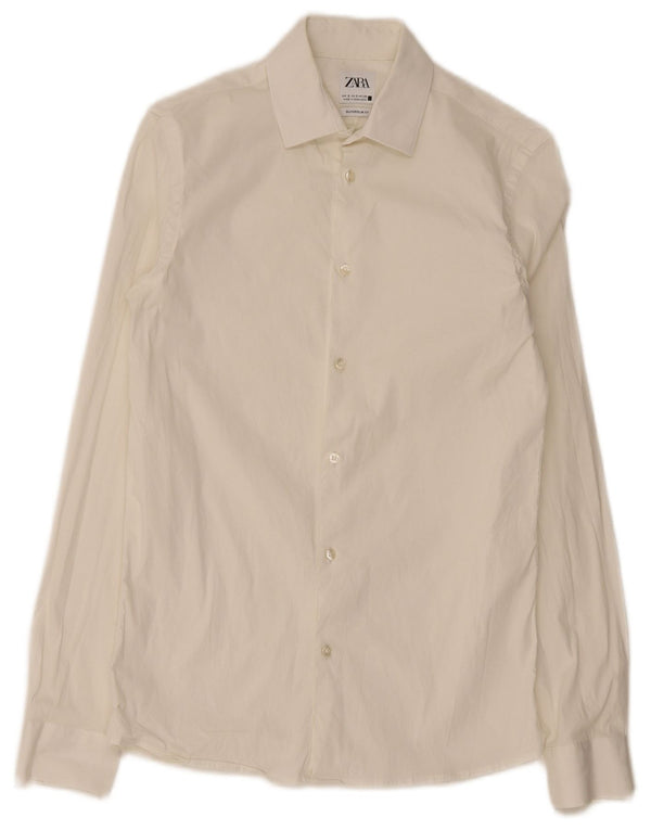 Koszula męska Zara Super Slim Fit, mała, biała