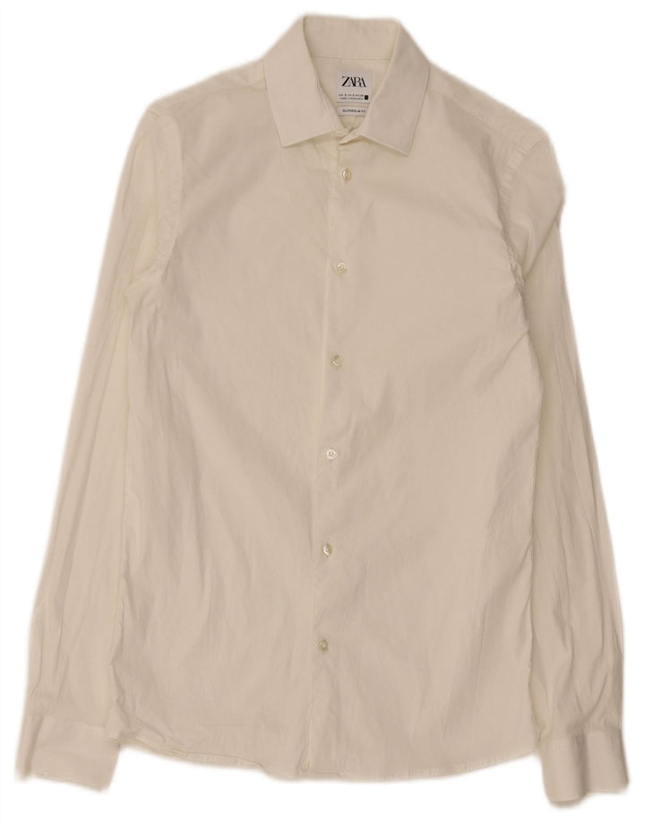 Koszula męska Zara Super Slim Fit, mała, biała