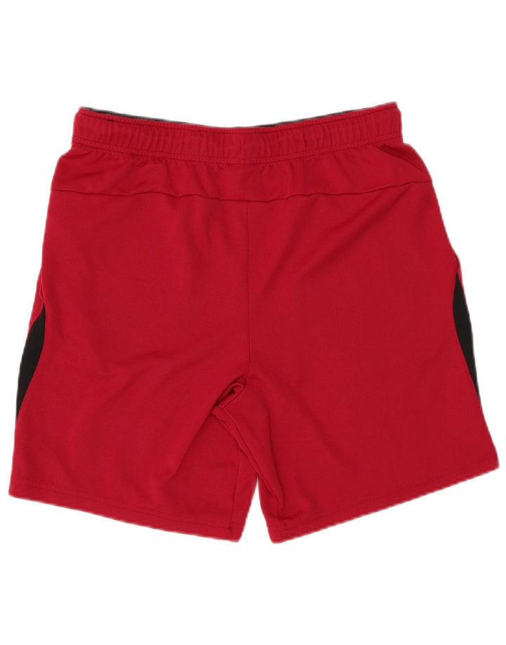 Męskie spodenki sportowe NIKE Dri Fit, średnio bordowy poliester z blokami kolorów