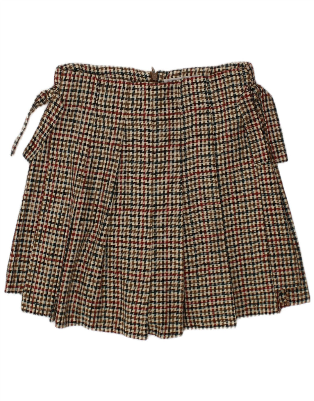 Skort dziewczęcy ZARA 9-10 lat Wielobarwny poliester w pepitkę