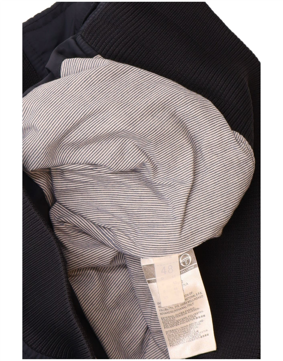 Męska kurtka bomberka SERGIO TACCHINI IT 48 Średni granatowy poliester