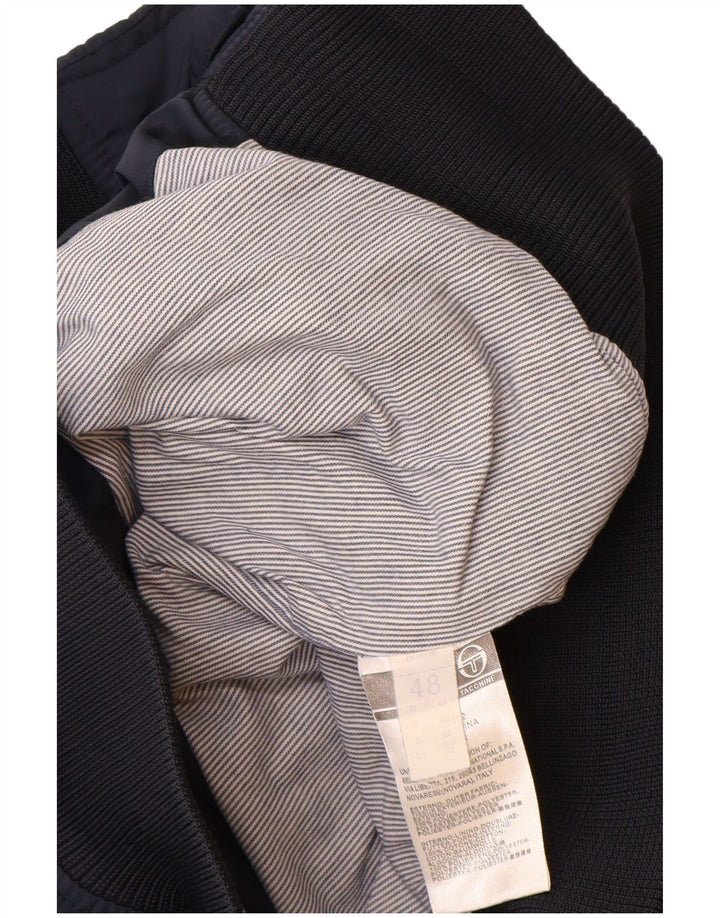 Męska kurtka bomberka SERGIO TACCHINI IT 48 Średni granatowy poliester