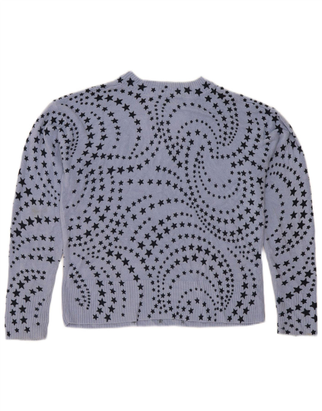 Marks & Spencer Damski sweter z abstrakcyjnym wzorem i dekoltem w kształcie litery V, UK 12, średni