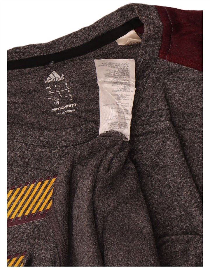 Bluza męska Adidas Arizona State Sun Devils, duża, szara