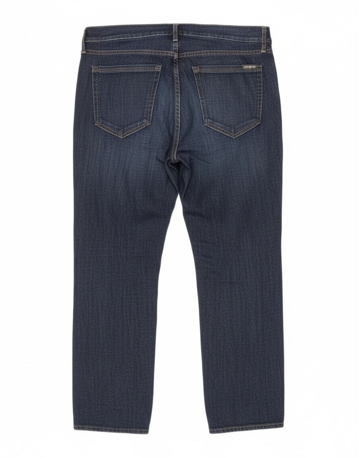 Jeansy damskie Eddie Bauer Boyfriend Cropped US 6 Medium W32 L26 Granatowe