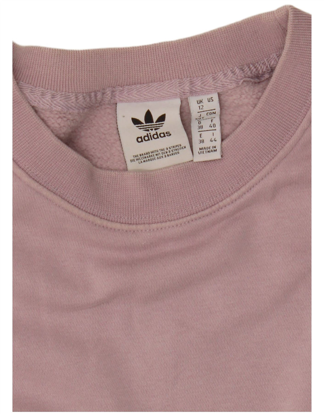 Damska bluza oversize Adidas Jumper UK 12 Medium Black Colorblock