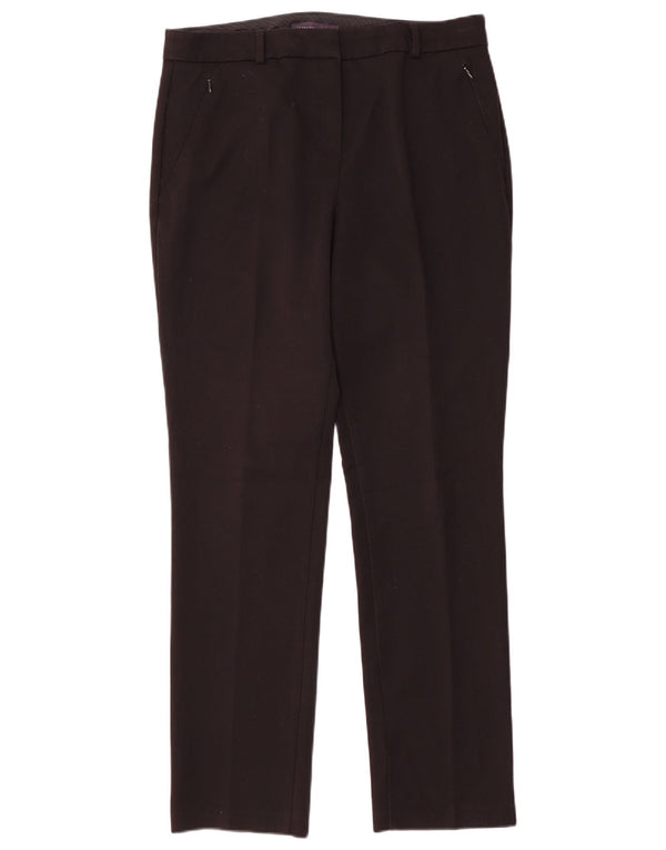 Marks & Spencer Damskie nowoczesne spodnie codzienne UK 14 duże W32 L30 czarne