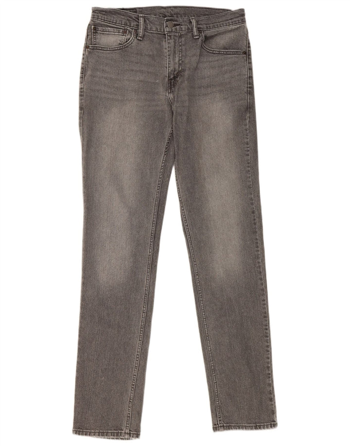 Męskie jeansy Levi's 511 Slim W32 L34 Szara bawełna