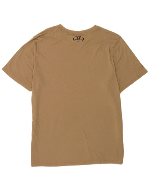 Męska koszulka t-shirt Under Armour Heat Gear XL, khaki