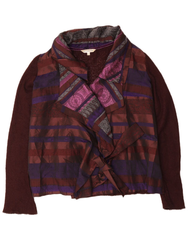 Sweter damski Jacqueline Riu z wiązaniem z przodu, UK 18 XL, w brązowe paski