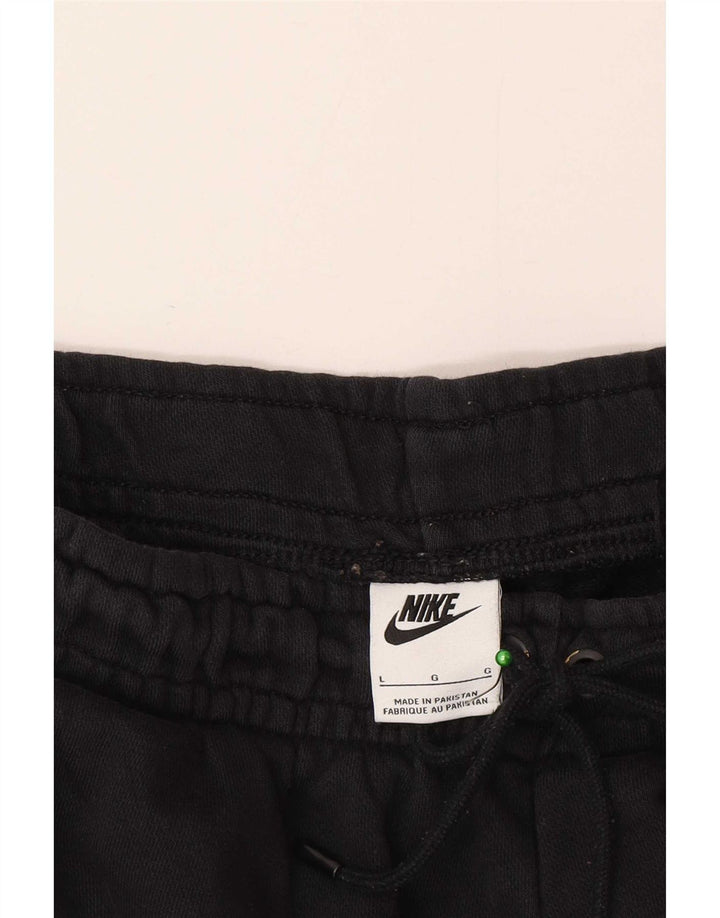 Męskie spodnie dresowe Nike, duże, czarne, bawełniane