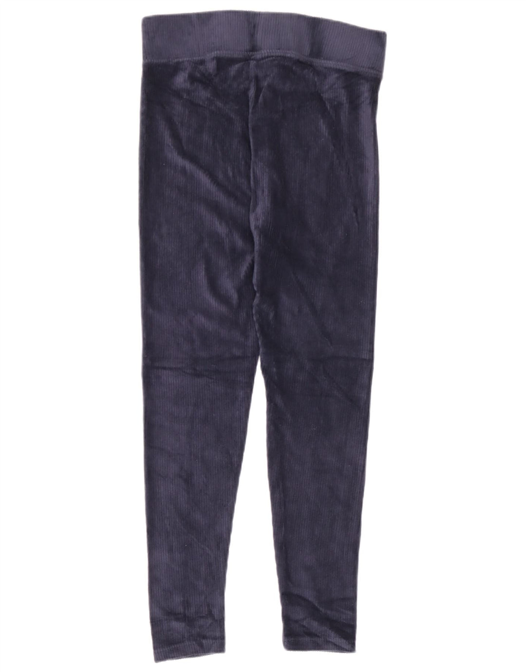 Legginsy damskie Marks & Spencer welurowe UK 12, średnie, granatowe, bawełniane