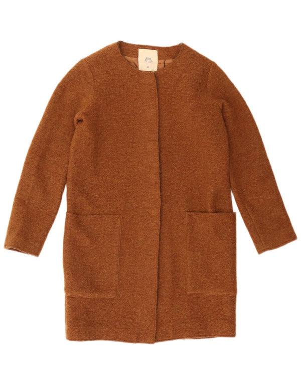 Płaszcz damski ZARA UK 10, mały, brązowy